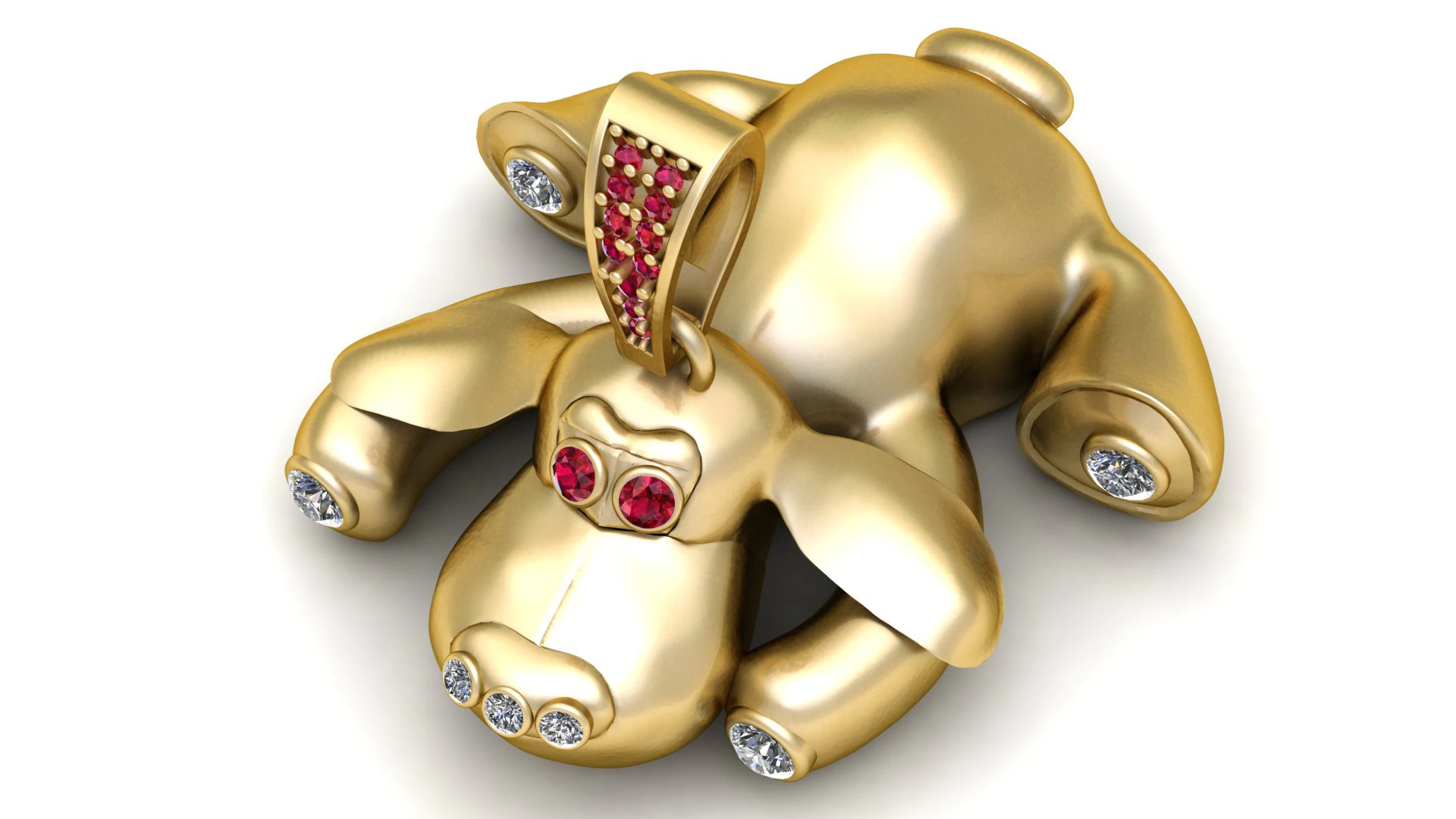 Night Guardian Hero Pendant 3D Print Model .c4d .max .obj .3ds .fbx .stl .blend