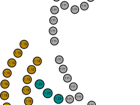 Celestial Crescent Calligraphy Pendant 3D Print Model