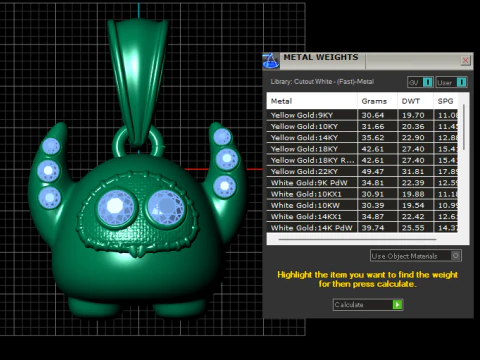 Little Horn Guardian Pendant 3D Print Model