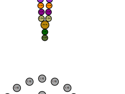 Gold Floral Pendant with Pink Sapphire Accents 3D Model