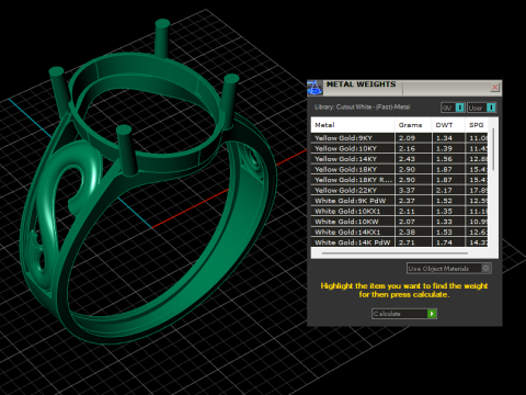 Elegante anello in agata rossa con montature in oro e argento Modello 3D
