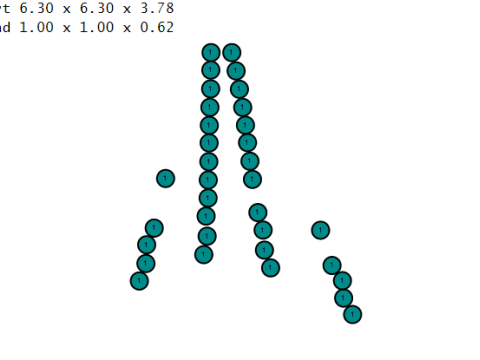 Подвеска &laquo;Разбитая сердечная мышца&raquo; с рубиновыми камнями 3D Модель