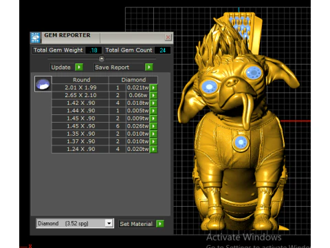 Urban Punk Bulldog Pendant 3D Printable Jewelry Model 3D Print Model