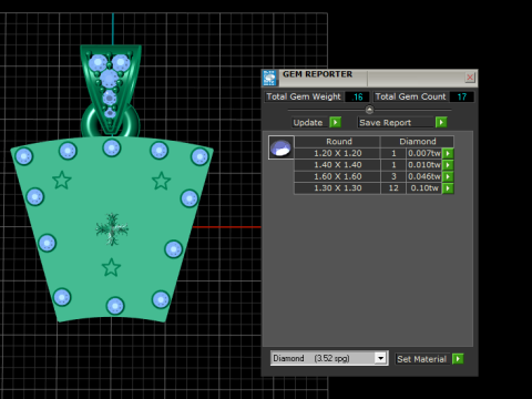 Роскошный кулон с бриллиантовым гербом и щитом 3D Принт Модель