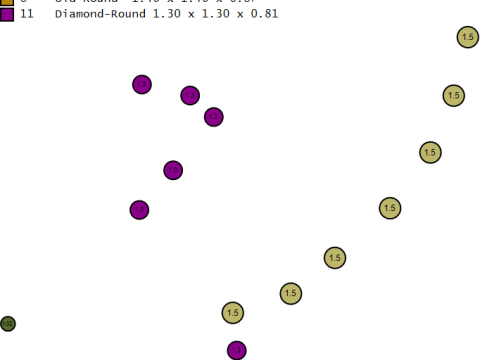Подвеска Majestic Eagle с бриллиантами 3D Принт Модель