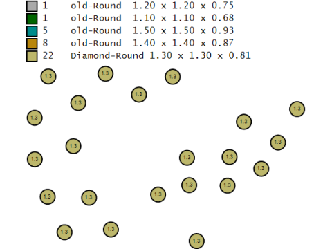 Роскошный кулон с бриллиантовой рыбкой 3D Принт Модель