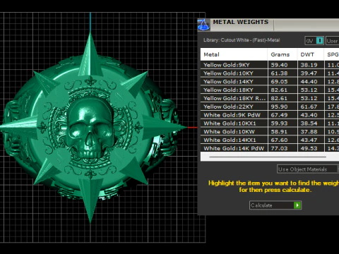 Skull Sunburst Signet Ring 3D Print Model