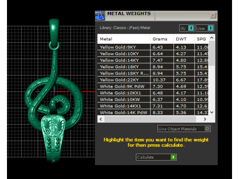 Royal Serpent Emblem Gold Pendant 3D Print Model