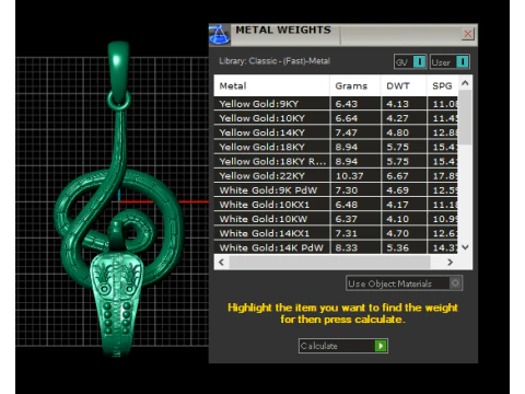Royal Serpent Emblem Gold Pendant 3D Print Model