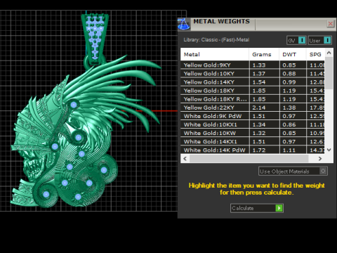 Imperial Spartan Skull Statement Pendant with Emerald Accents 3D Print Model