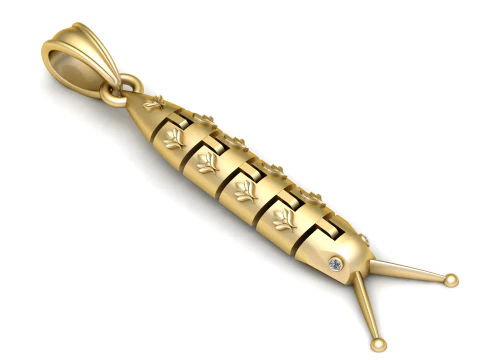 Royal Heritage 22K Gold Filigree 3D Print Model