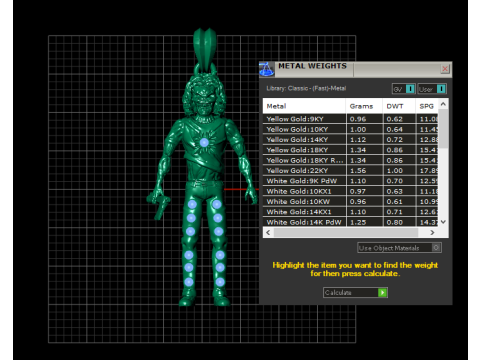 Emerald Skull King 3D Print Model