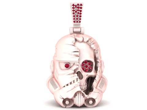 Cyber Skull Warrio 3D Print Model
