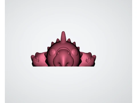 Cute Baby Dragon 3D Model