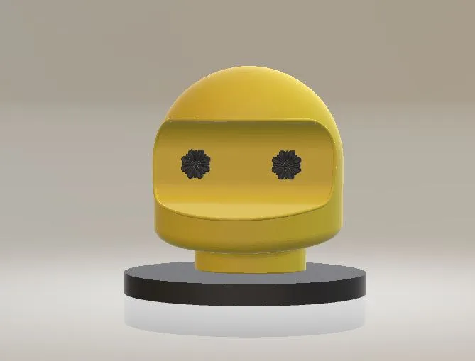 Cute Yellow Robot 3D Character 3D Model .c4d .max .obj .3ds .fbx .stl .blend 
