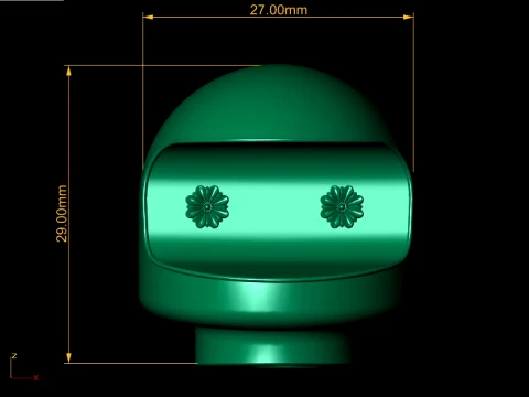 Cute Yellow Robot 3D Character 3D Model