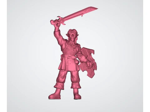 Fantasy Warrior Woman 3D 모델