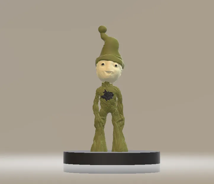 Fantasy Elf Gnome 3D Model .c4d .max .obj .3ds .fbx .stl .blend 