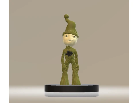 Fantasy Elf Gnome 3D Model