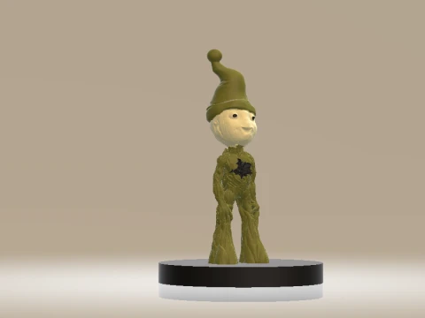 Fantasy Elf Gnome 3D Model