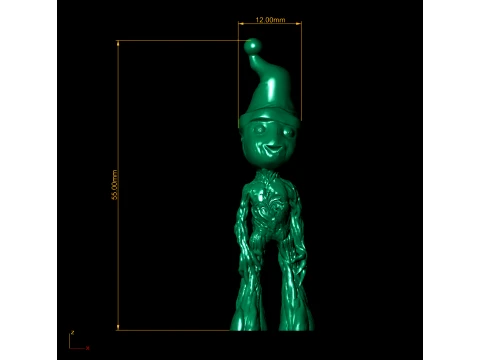 Fantasy Elf Gnome 3D Model