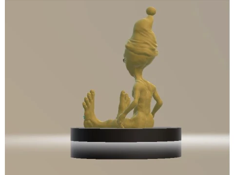 Fantasy Alien Elf 3D Model