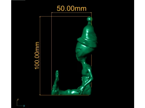 Fantasy Alien Elf 3D Model