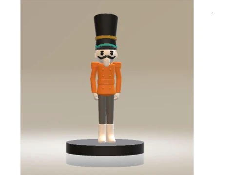 Toy Soldier Nutcracker 3D Модель