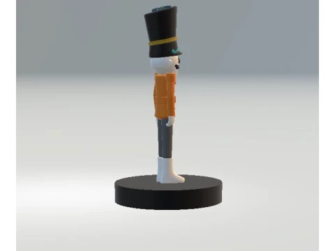 Toy Soldier Nutcracker 3D Model
