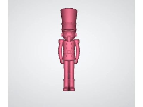 Toy Soldier Nutcracker 3D Model
