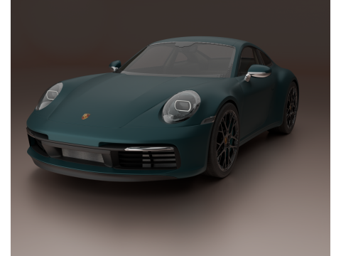 Porshe 911 992 2024 3D Model