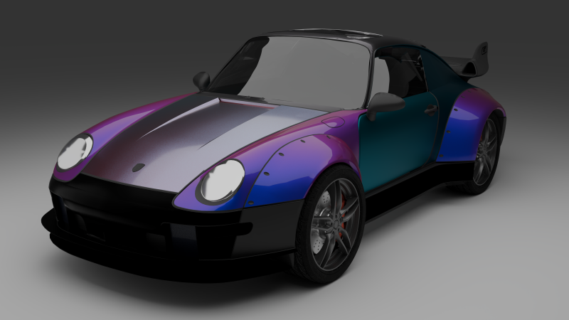 Porshe 911 3D Модель .c4d .max .obj .3ds .fbx .stl .blend 