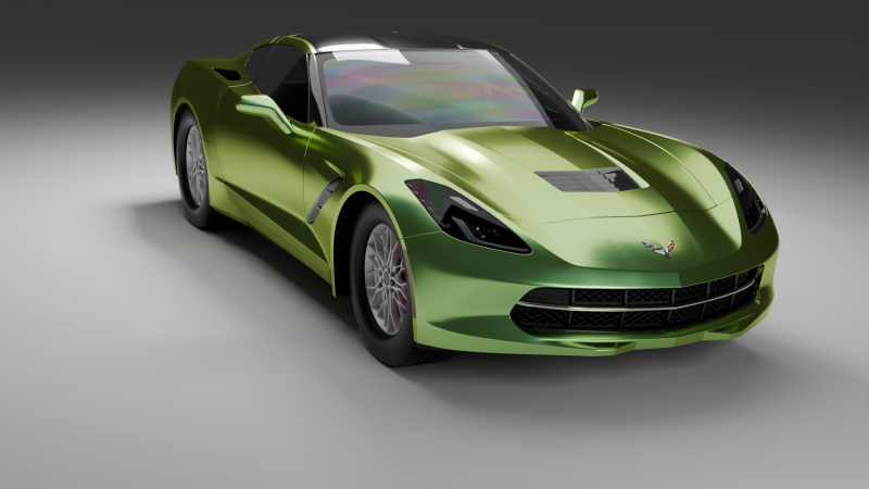 Corvette c7 3D Model .c4d .max .obj .3ds .fbx .stl .blend 