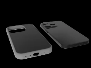 Iphone 15 pro max and case 3D Model