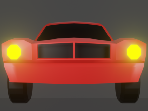 Low poly sport-car 3D 模型
