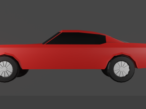Low poly sport-car 3D 模型