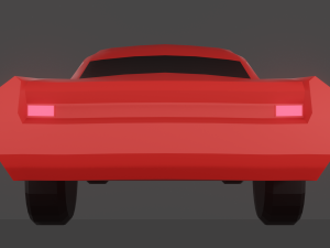 Low poly sport-car 3D 模型