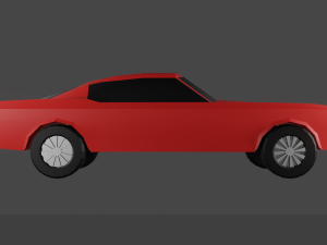 Low poly sport-car 3D 模型