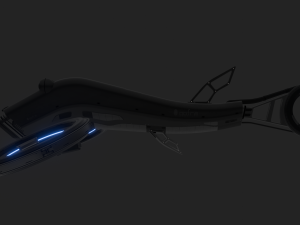 Sci-fi military drone 3D Модель