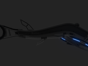 Sci-fi military drone 3D Модель
