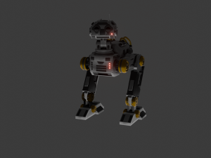 Sci-Fi Robot 3D Model