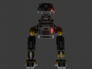 Sci-Fi Robot 3D Model