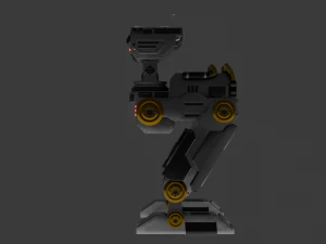Sci-Fi Robot 3D Model