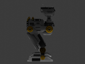Sci-Fi Robot 3D Model