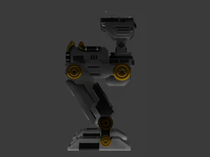 Sci-Fi Robot 3D Model