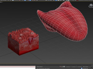 Tongue with Detailed Cross-section 3D Model