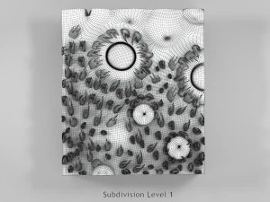 Язык с подробным разрезом 3D Модель