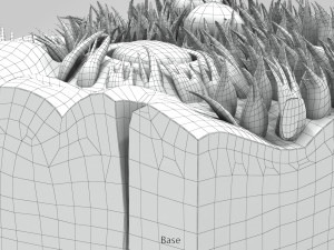 Tongue with Detailed Cross-section 3D Model