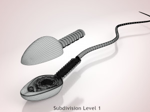 Animated Sperm Cell 3D Модель