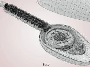 Animated Sperm Cell 3D Model
